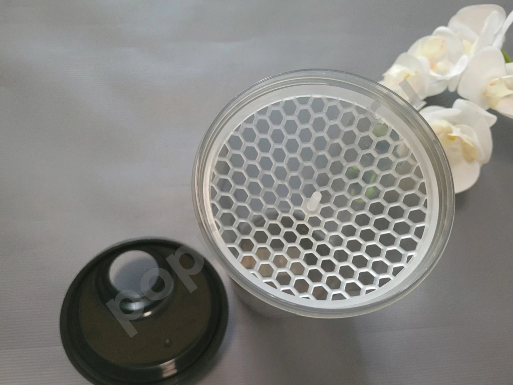 Шейкер спортивный Aptonia черный пластик 700мл