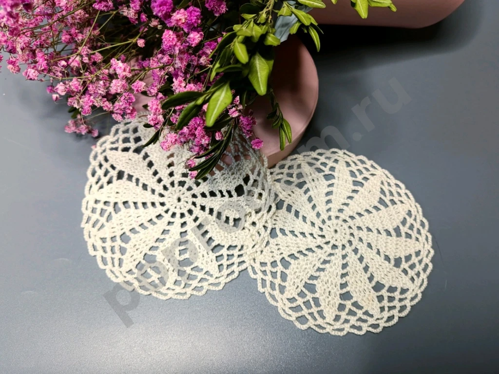 Салфетки ажурные ручной работы