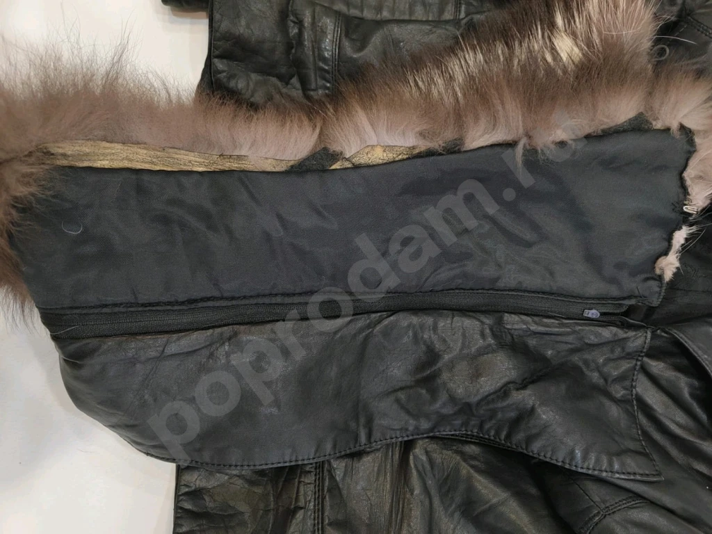 Куртка кожаная демисезонная