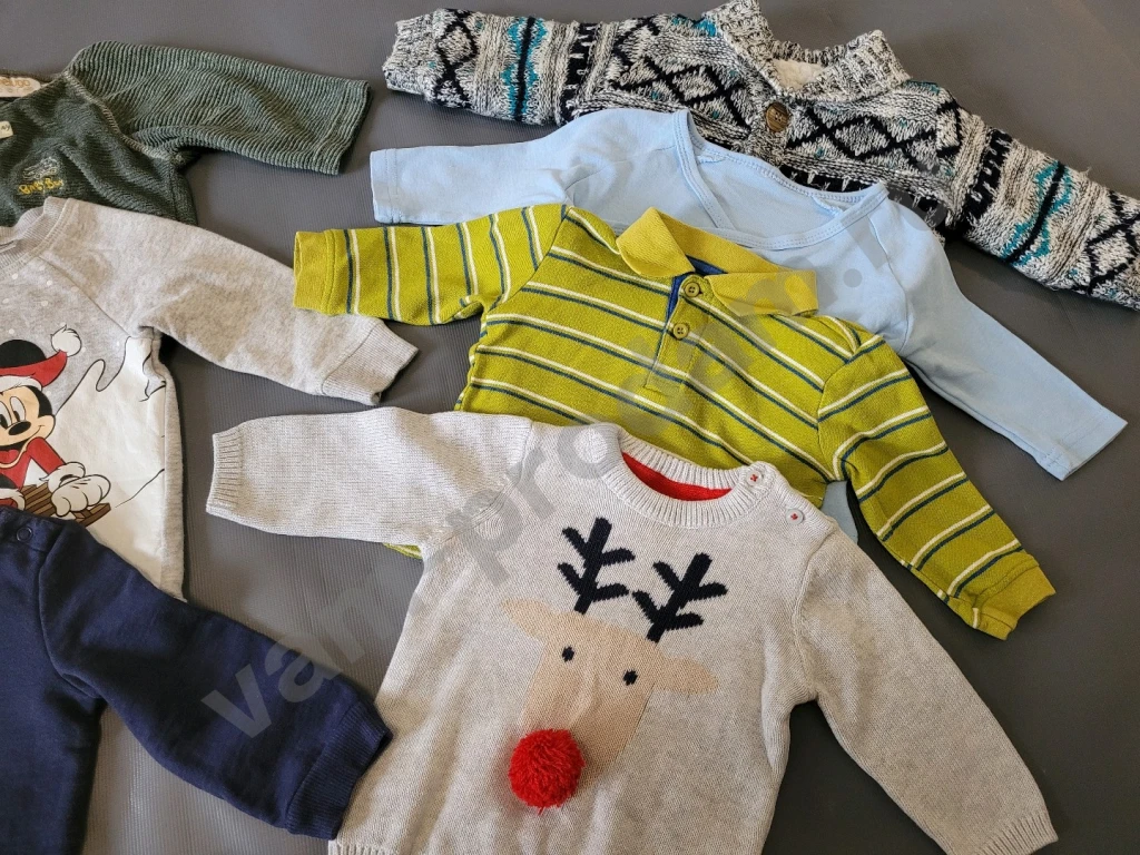 Пакет брендовой одежды для мальчика кофты 68 H&M