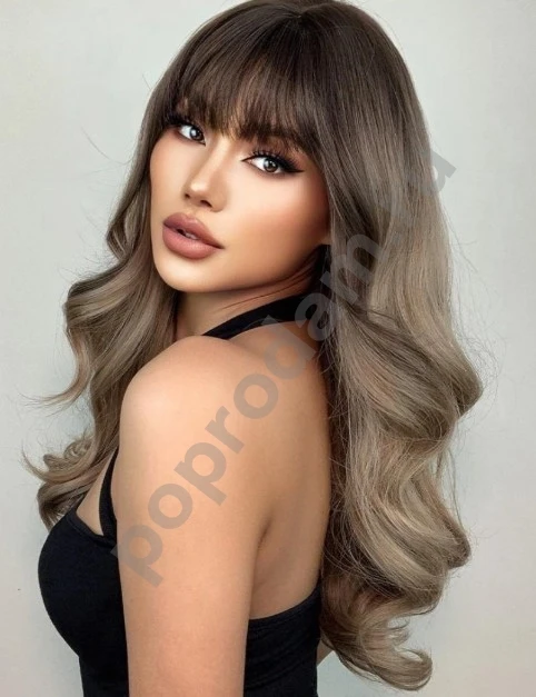 Парик волнистый блонд новый