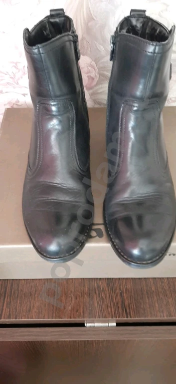 Ботильоны демисезонные женские, размер 39, натуральная кожа.