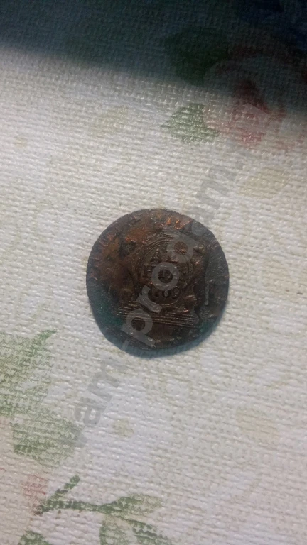 Сибирская монета.денга 1769 км