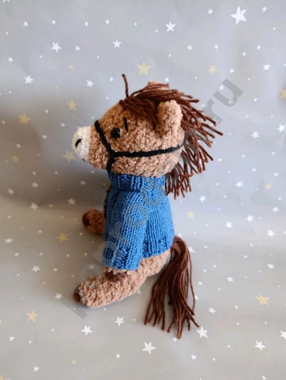 Лошадь в свитере.Символ 2026 года.