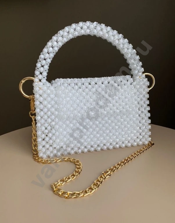 Белые акриловые бусины для рукоделия 8 мм