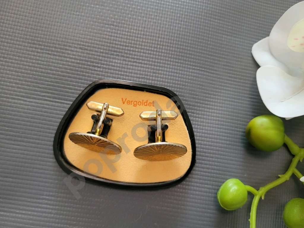 Запонки ссср vergoldet гдр позолота