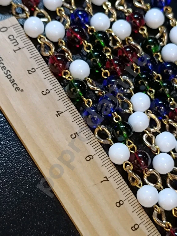 Длинные Бусы Цепочка.1метр 82см. Italia Independent. Стекло.