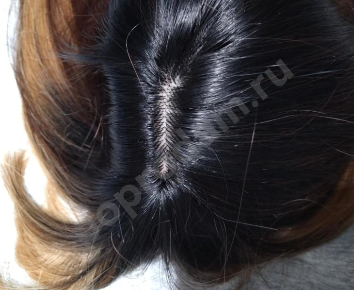 Парик каре тёмный с челкой новый