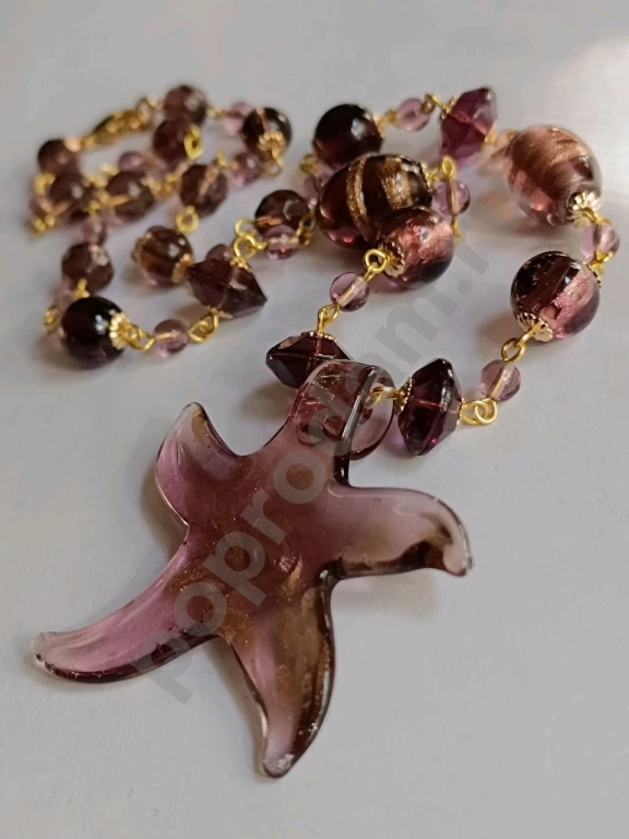 Бусы с Подвеской. Italia Independent. Стекло.