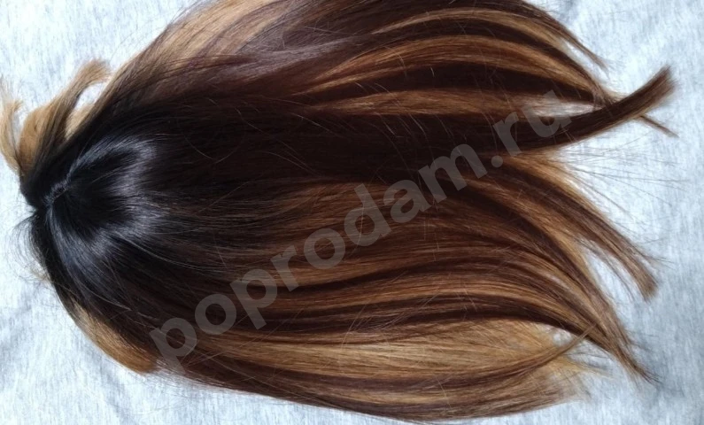 Парик каре тёмный с челкой новый