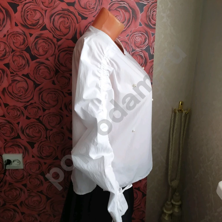 Блузка белая Koton Турция хлопок размер S 42 44