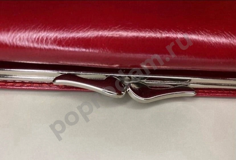 Женский кошелек бордовый красный Ivorx