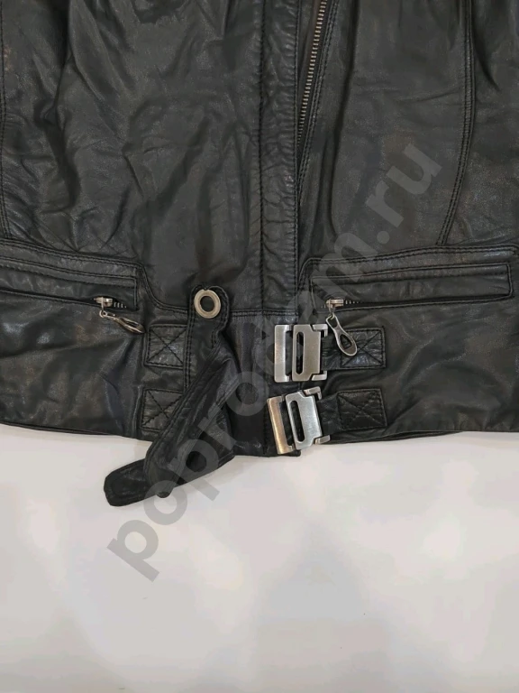 Куртка кожаная демисезонная