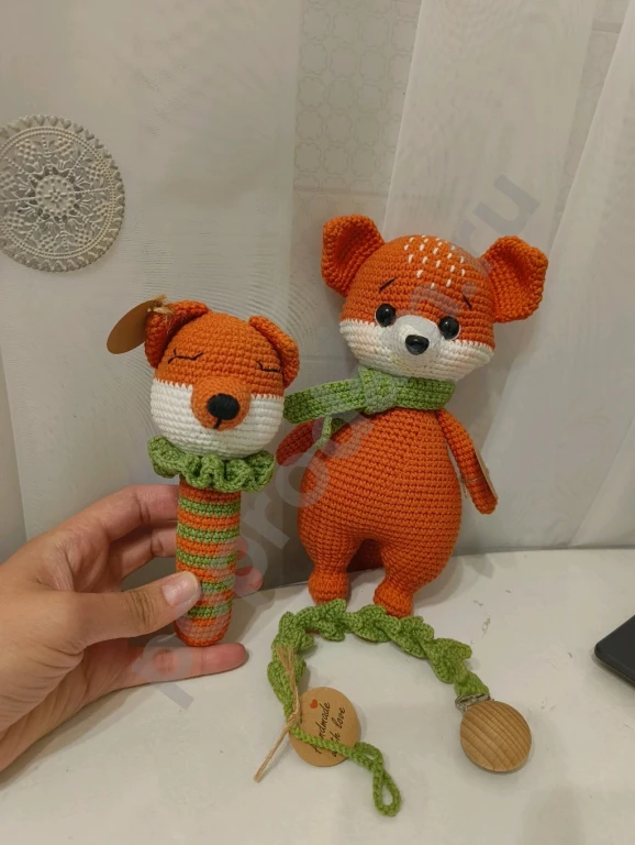 Набор вязанных игрушек ручная работа