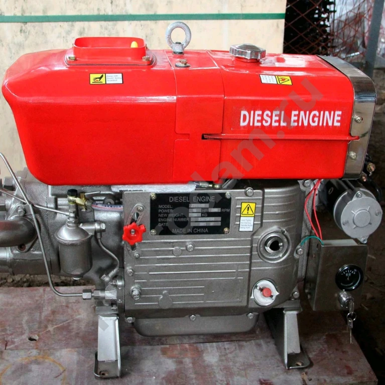 Двигатель дизельный ZS1100M(15ЛС) с электростартером