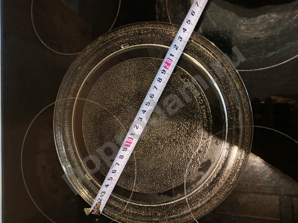 Тарелка для микроволновой печи СВЧ  диаметр 24,5 см. Доставка