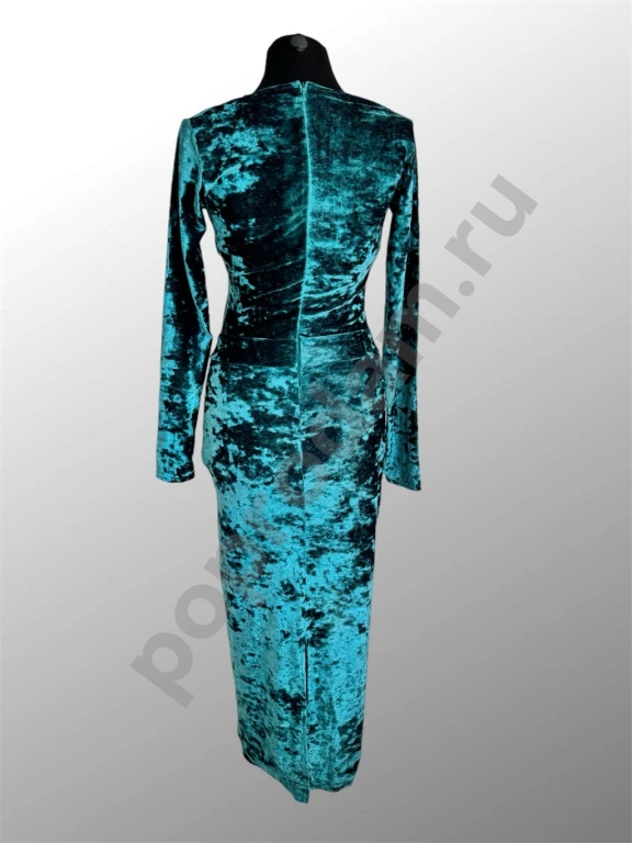 Бархатное платье бирюзовое Lov2Lov