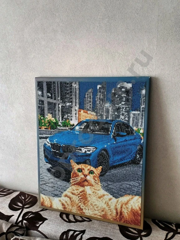 Собранная алмазная мозаика 40×50 