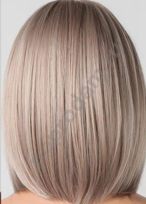 Парик серебристо серый новый