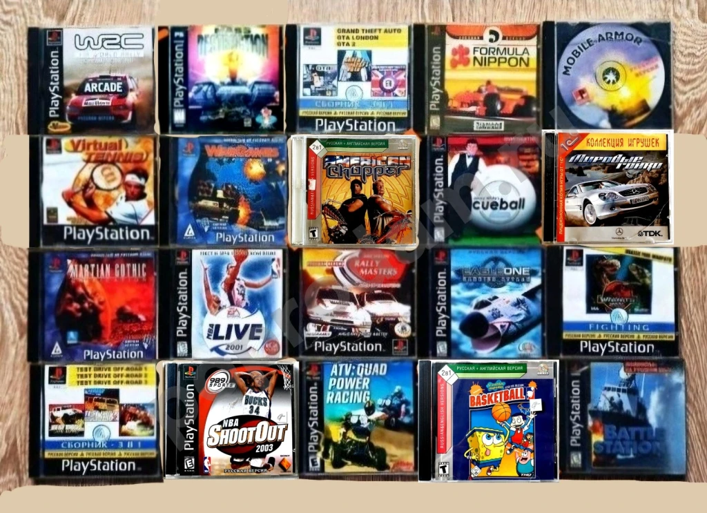 Диски к Sony Playstation игровые, 1C, Windows