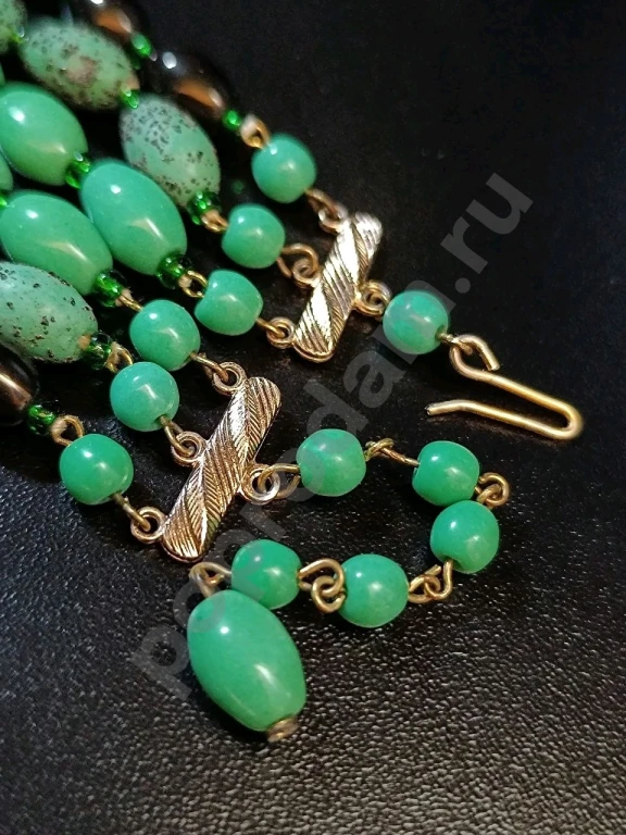 Бусы. Винтаж. Стекло. Родная сборка!