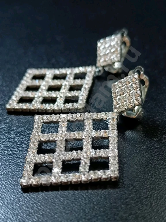 Крупные Клипсы. Стекло.