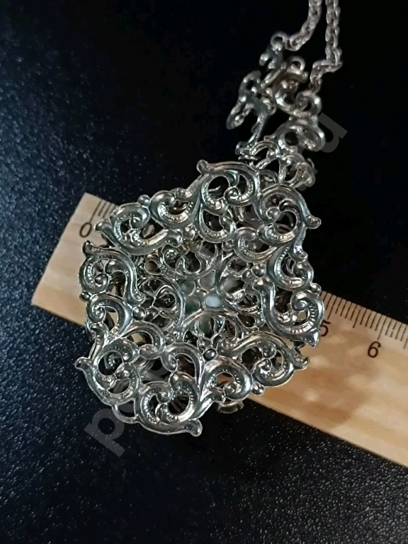 Длинное Колье. Чехия. Jablonex. Винтаж. Пекинское Стекло.