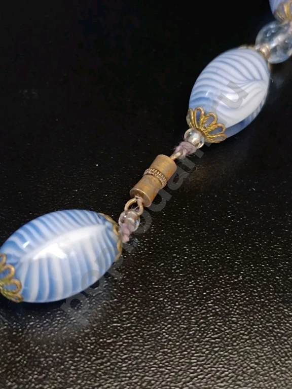 Старинные Бусы 1940-е. Чехия. Jablonex. Стекло.