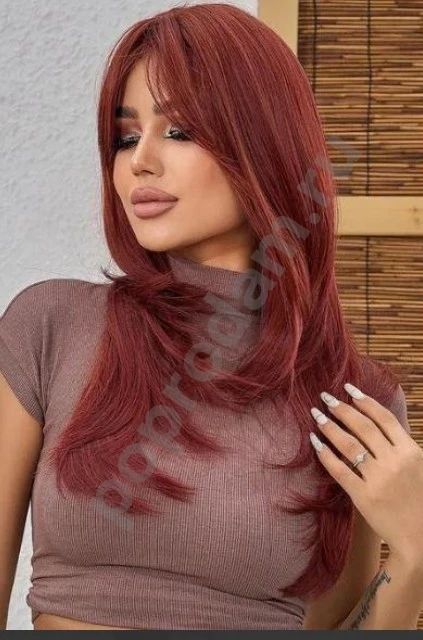 Парик красный новый