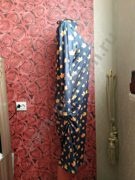 Платье с осенними листьями Размер 54
