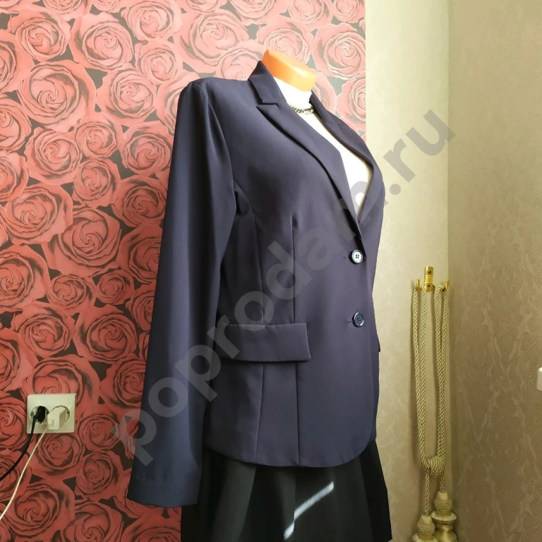 Жакет новый Gloria Jeans размер 48 50 L синий женский