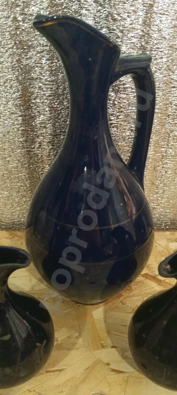 Старинный грузинский набор для вина фарфоровый