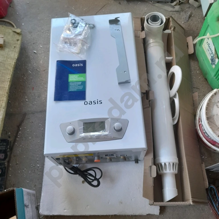 Газовый двухконтурный котел турбированный