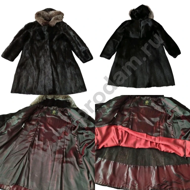 Шуба размер 54 натуральный мех