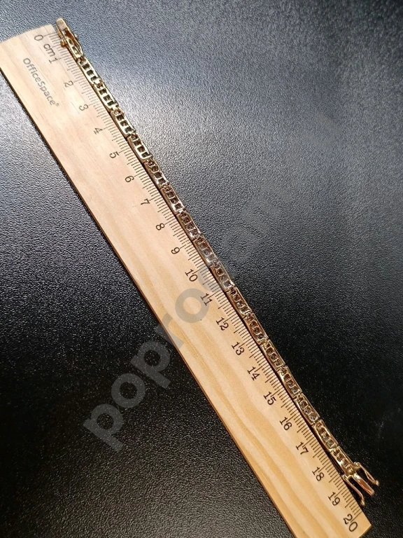 Теннисный Браслет. 14к. Золото 585 проба. 12 грамм.