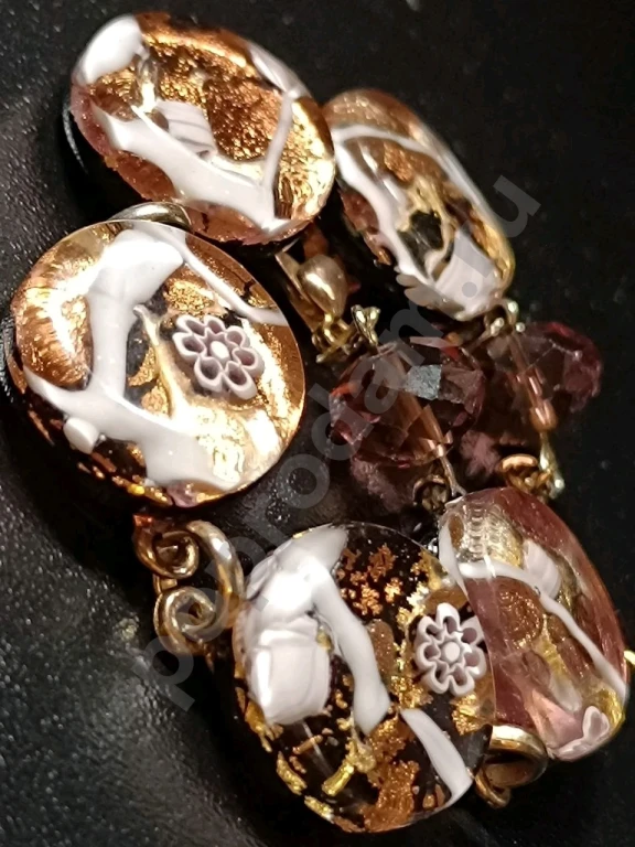 Браслет. Italia. Маркировка. Муранское Стекло.