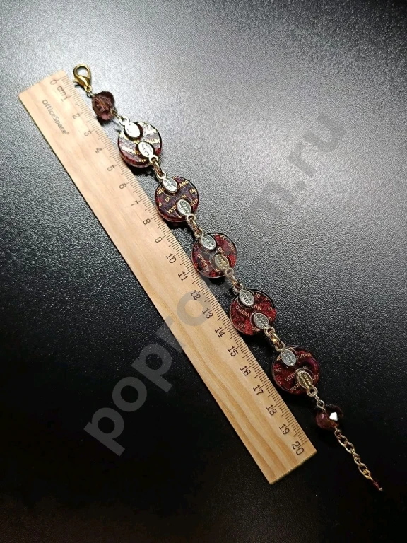 Браслет. Italia. Маркировка. Муранское Стекло.