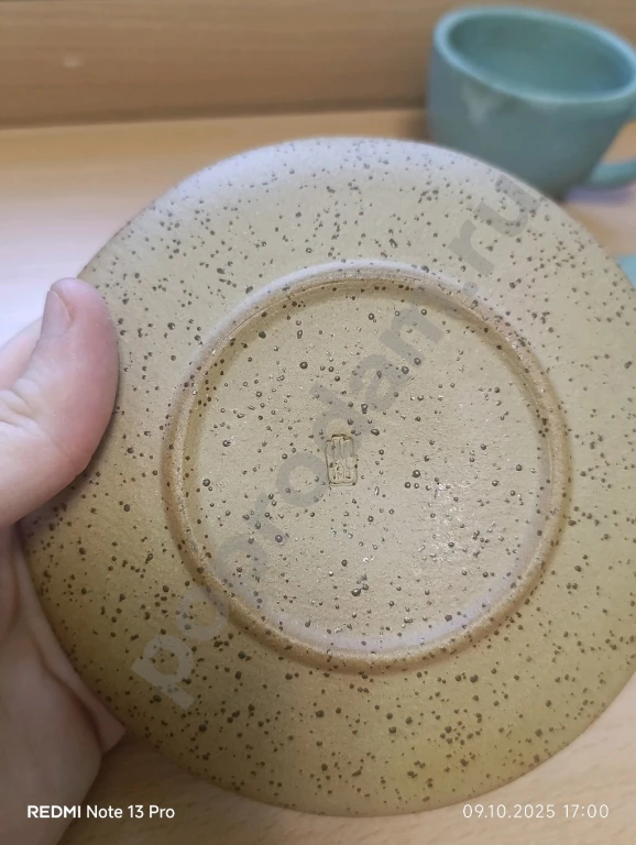 Чашечки с блюдцами из глины (Частная работа)