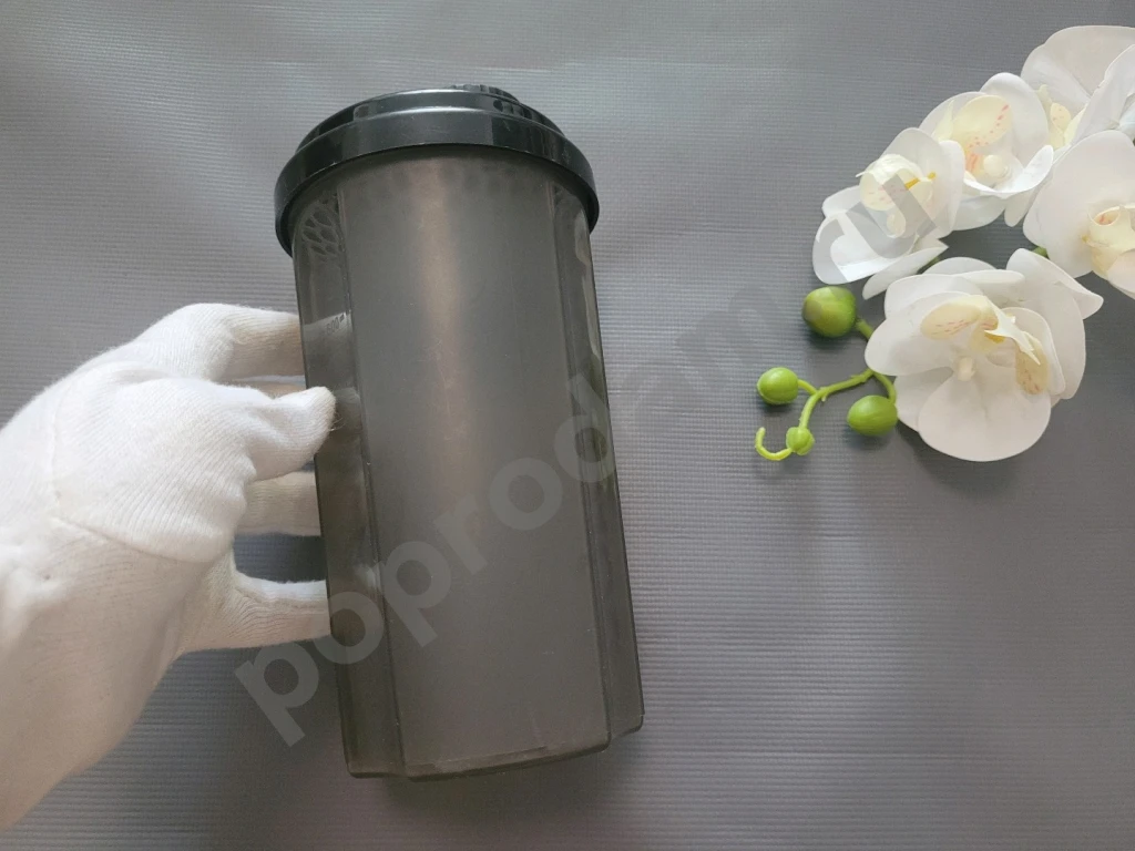 Шейкер спортивный Aptonia черный пластик 700мл