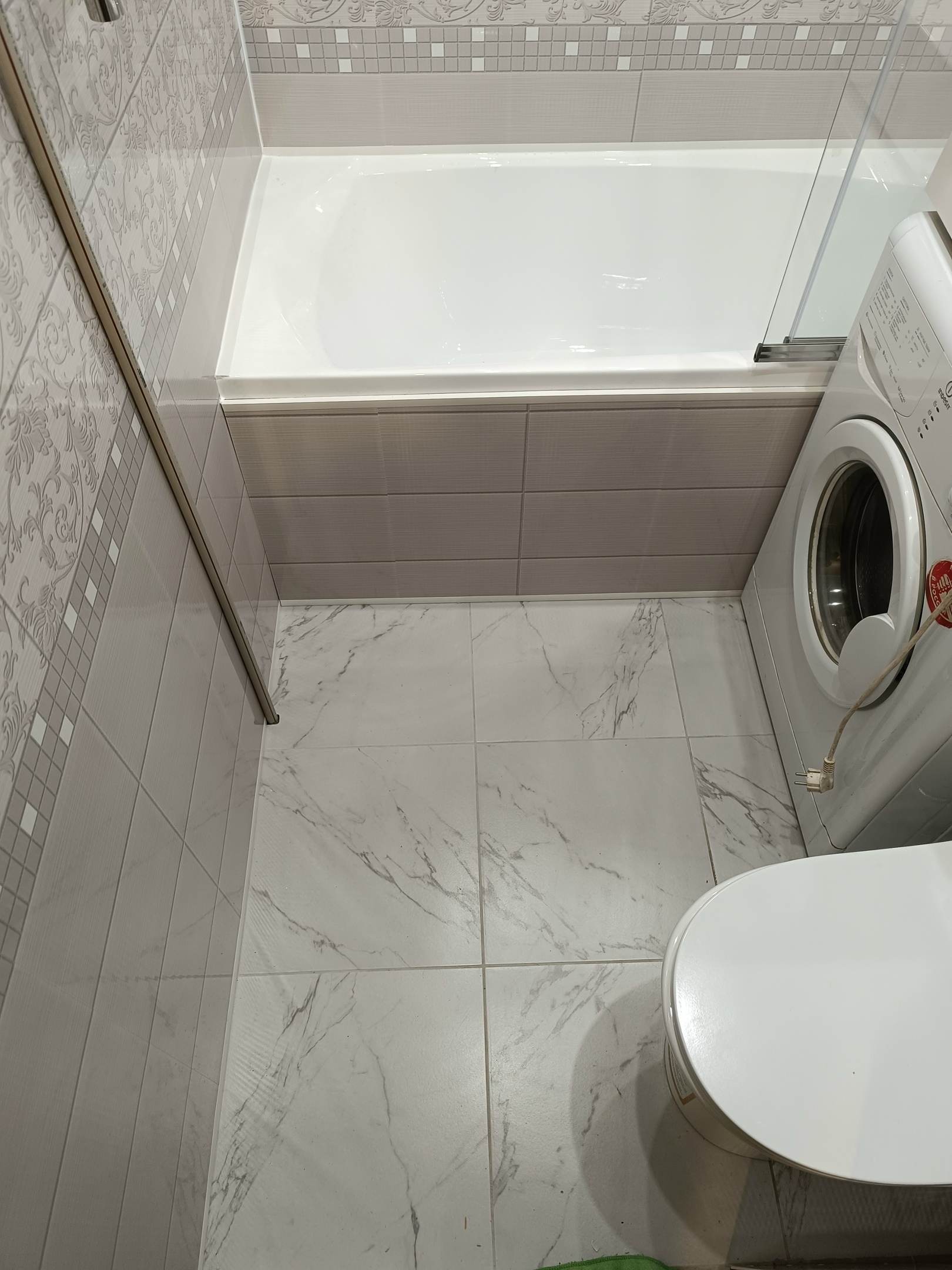 Ремонт ванных комнат, санузлов: Санузел панелями (вместе с материалом)