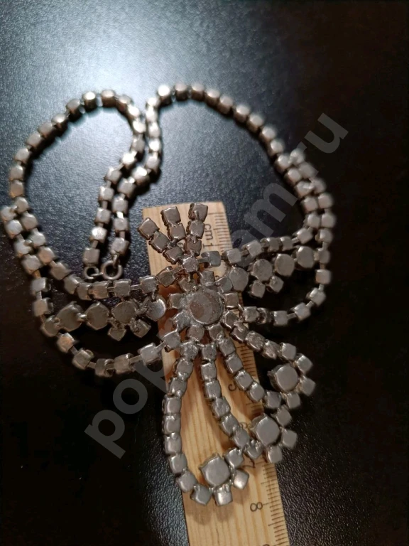 Крупное Колье. Винтаж. Стекло.