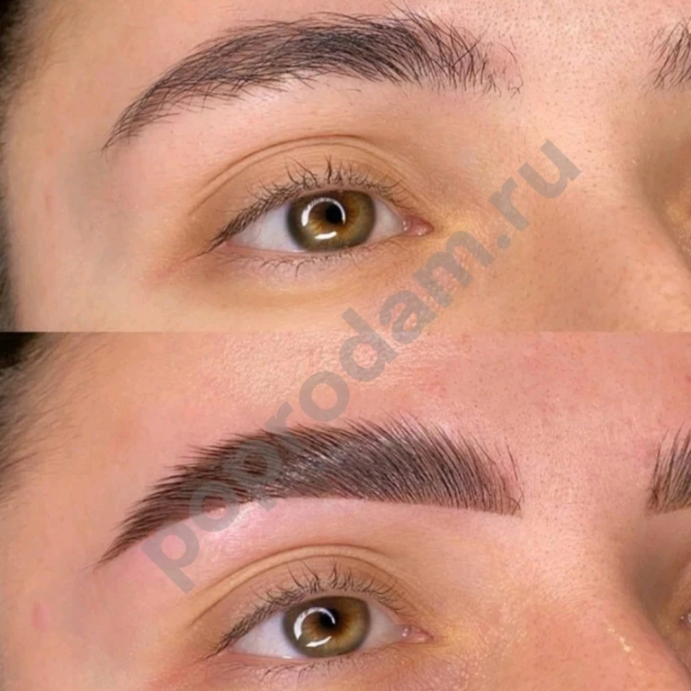 Ламинирование окрашивание ботокс ресниц бровей