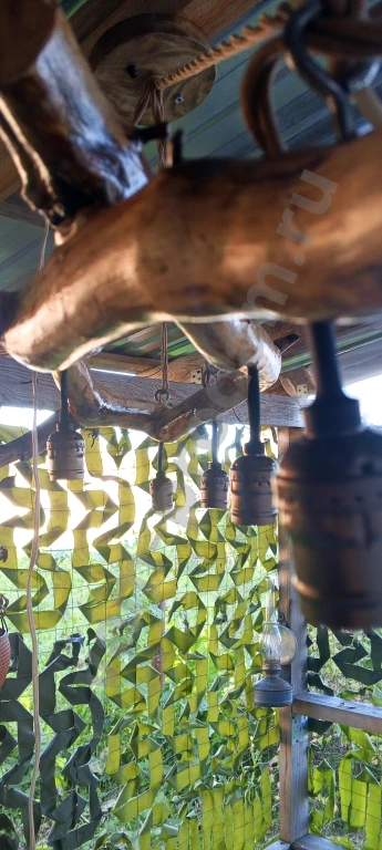 Светильники,люстры из дерева