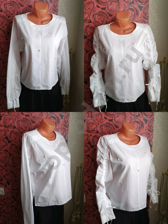 Блузка белая Koton Турция хлопок размер S 42 44
