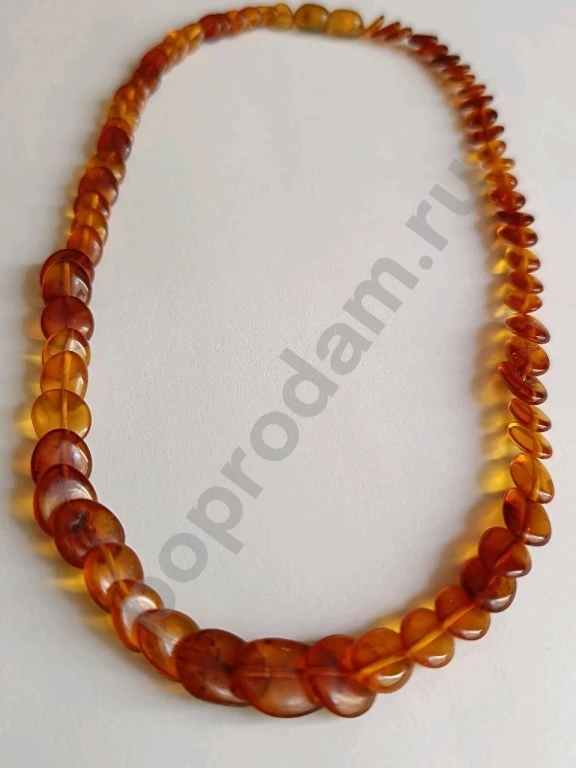 Бусы. Винтаж СССР. Натуральный Янтарь.