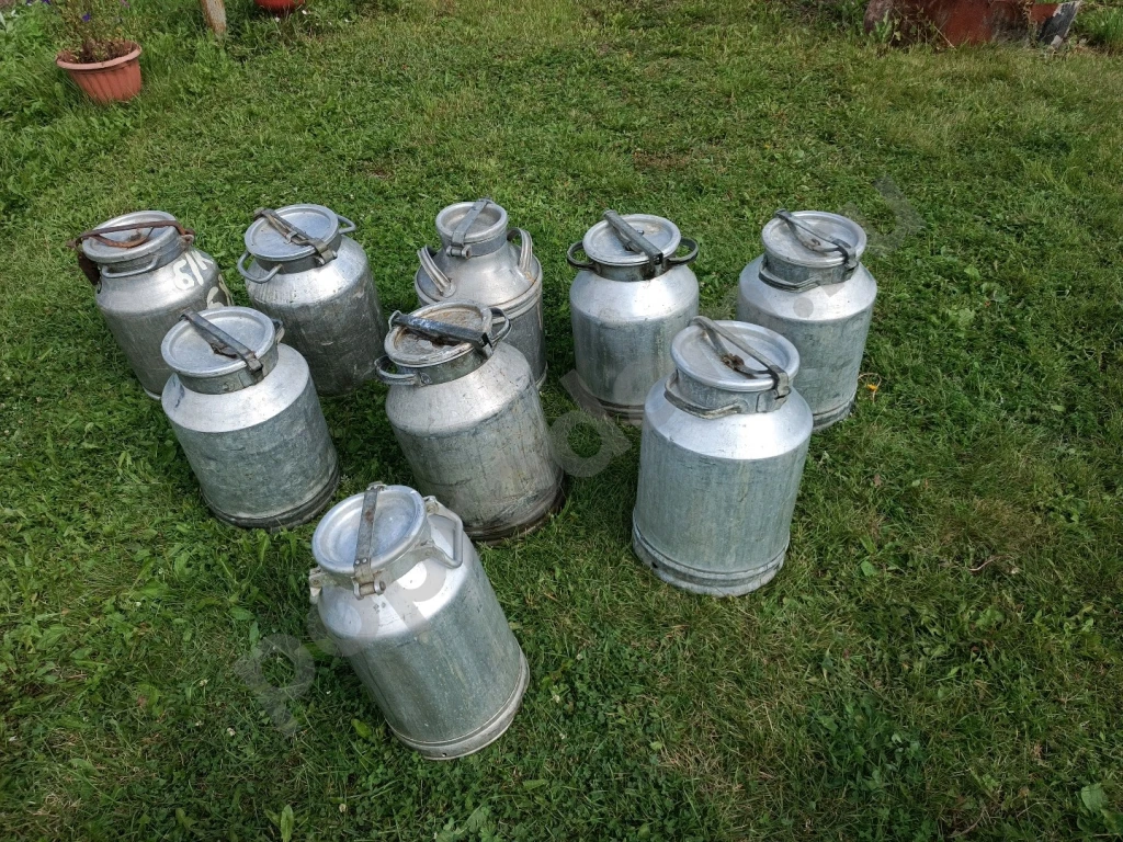 Фляга алюминиевая бу 40л СССР . Доставка