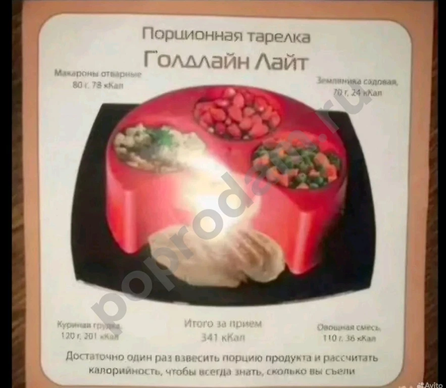 Порционная тарелка для похудения