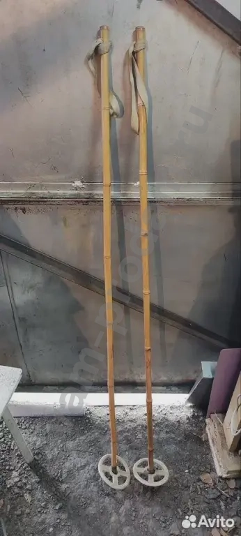 Бамбуковые лыжные палки СССР