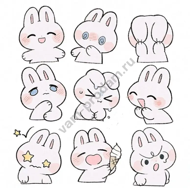 цифровые стикеры, арты, аватарки.