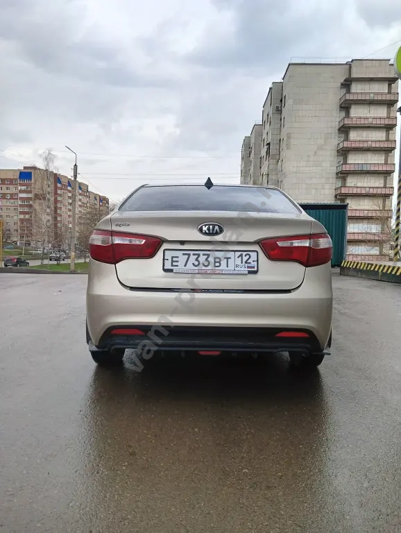 Кио Рио 2013г седан ДВС 1.6 КПП мех.